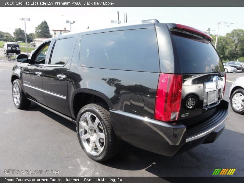 Black Ice / Ebony 2010 Cadillac Escalade ESV Premium AWD