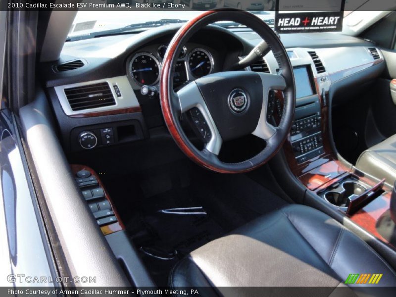 Black Ice / Ebony 2010 Cadillac Escalade ESV Premium AWD