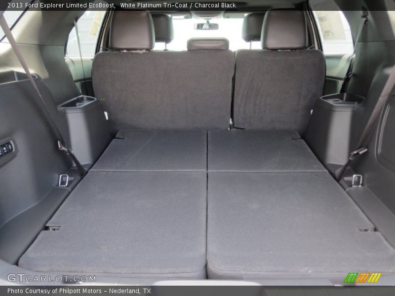White Platinum Tri-Coat / Charcoal Black 2013 Ford Explorer Limited EcoBoost
