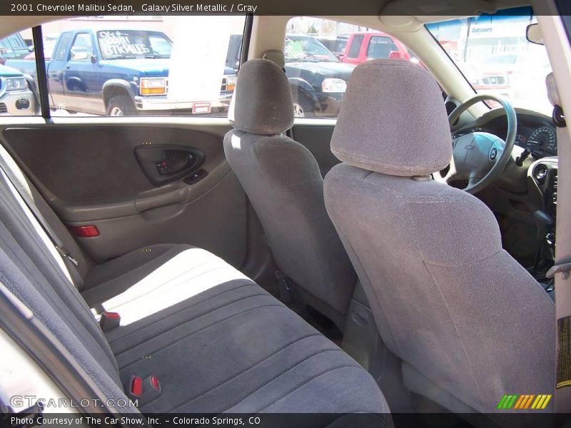 Galaxy Silver Metallic / Gray 2001 Chevrolet Malibu Sedan