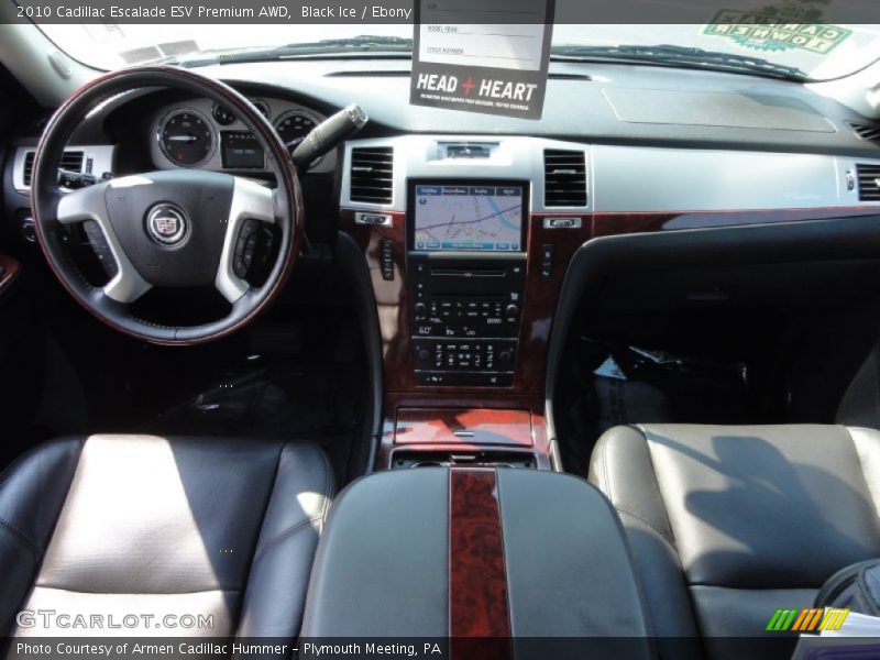 Black Ice / Ebony 2010 Cadillac Escalade ESV Premium AWD