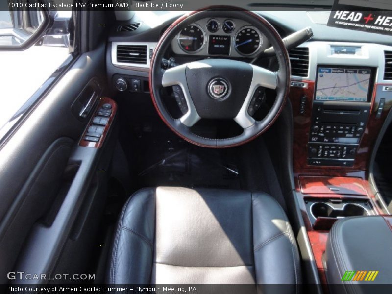 Black Ice / Ebony 2010 Cadillac Escalade ESV Premium AWD