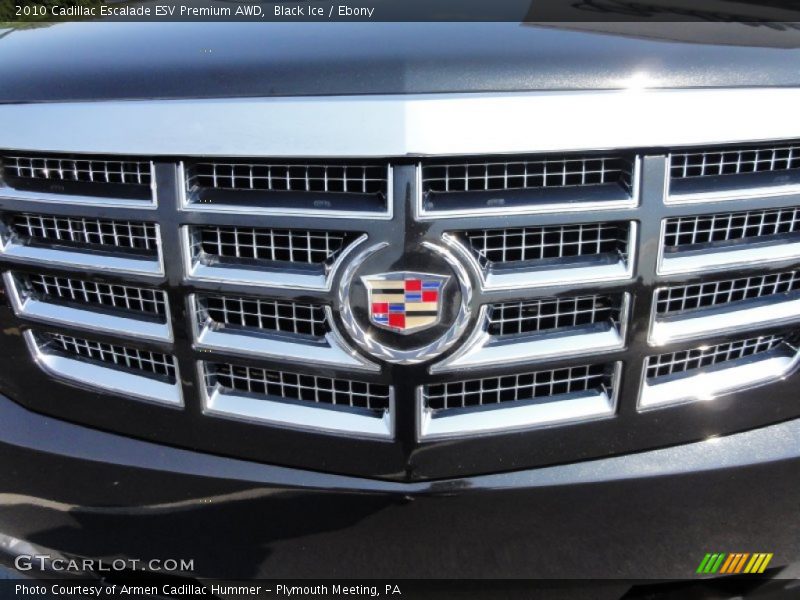 Black Ice / Ebony 2010 Cadillac Escalade ESV Premium AWD