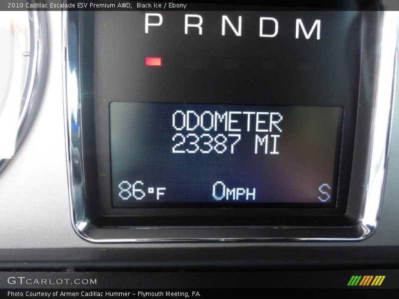 Black Ice / Ebony 2010 Cadillac Escalade ESV Premium AWD