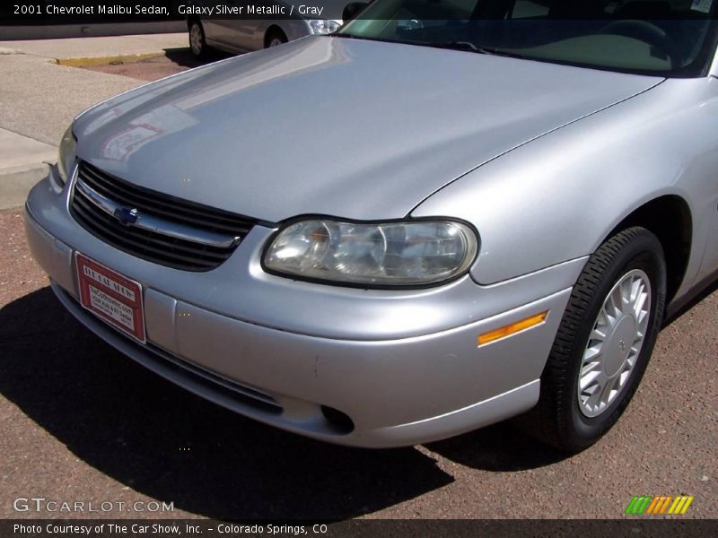 Galaxy Silver Metallic / Gray 2001 Chevrolet Malibu Sedan