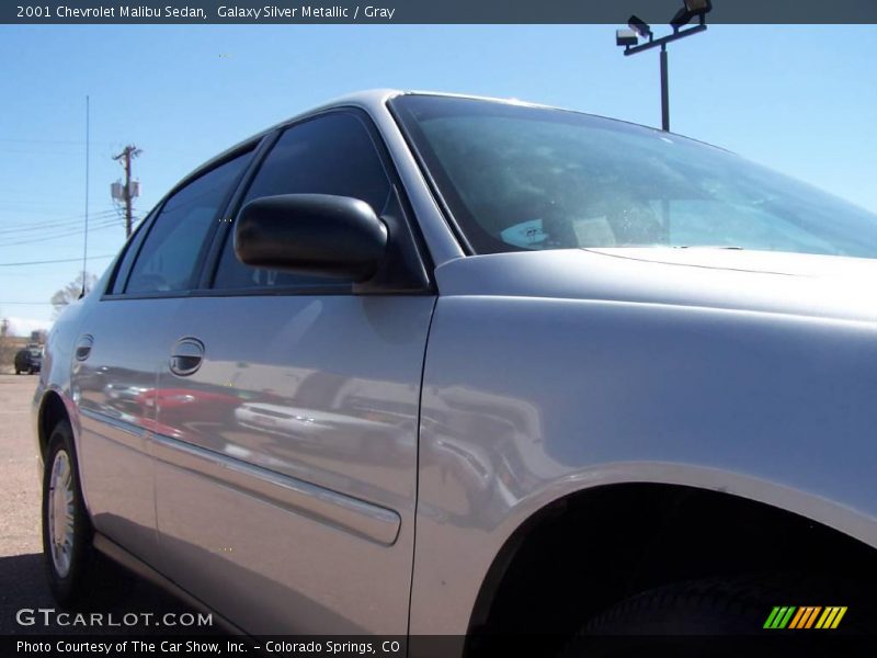 Galaxy Silver Metallic / Gray 2001 Chevrolet Malibu Sedan