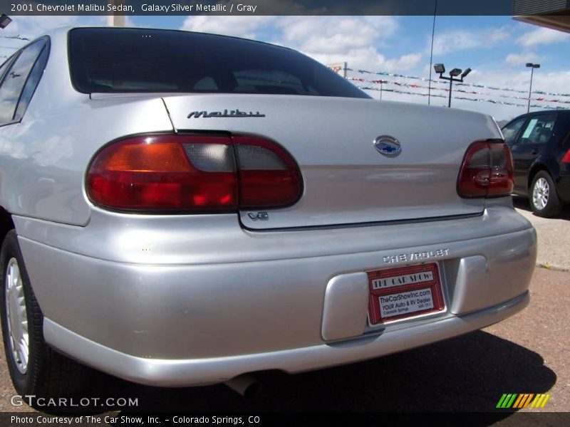 Galaxy Silver Metallic / Gray 2001 Chevrolet Malibu Sedan