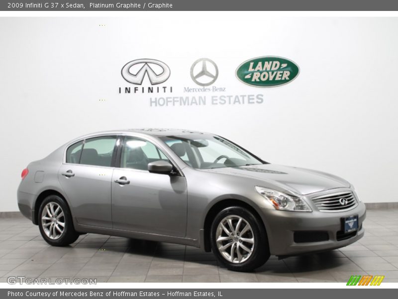 Platinum Graphite / Graphite 2009 Infiniti G 37 x Sedan