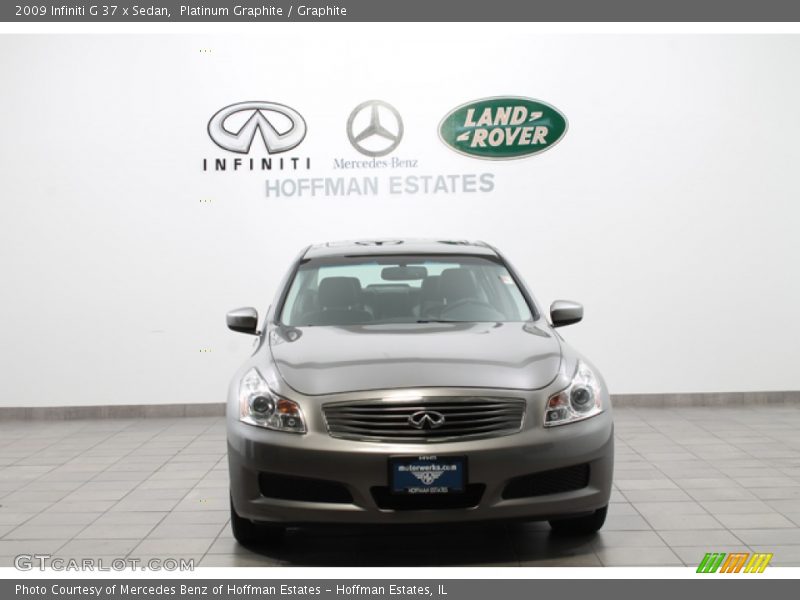 Platinum Graphite / Graphite 2009 Infiniti G 37 x Sedan