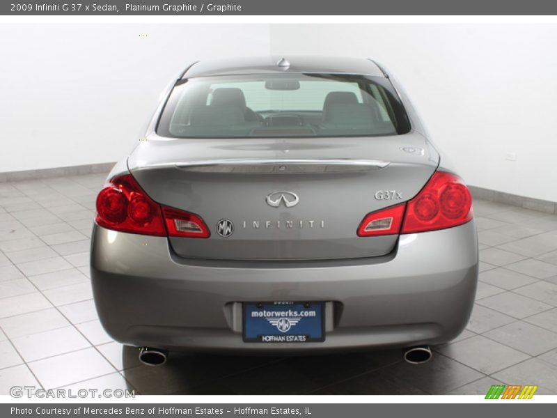 Platinum Graphite / Graphite 2009 Infiniti G 37 x Sedan