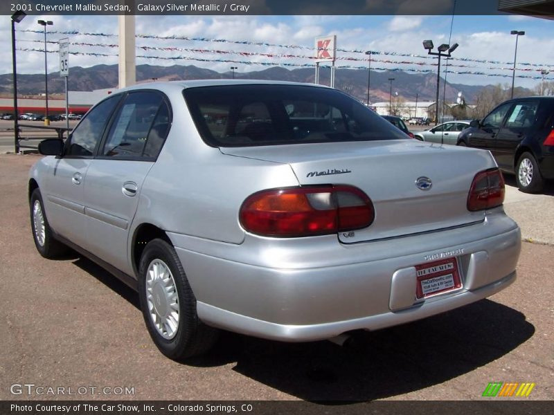 Galaxy Silver Metallic / Gray 2001 Chevrolet Malibu Sedan