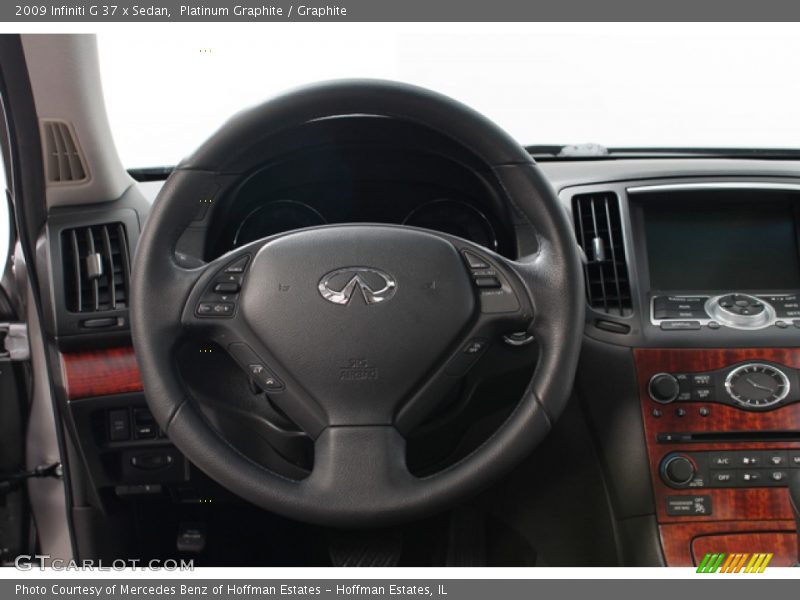 Platinum Graphite / Graphite 2009 Infiniti G 37 x Sedan