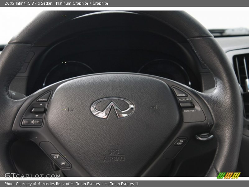 Platinum Graphite / Graphite 2009 Infiniti G 37 x Sedan
