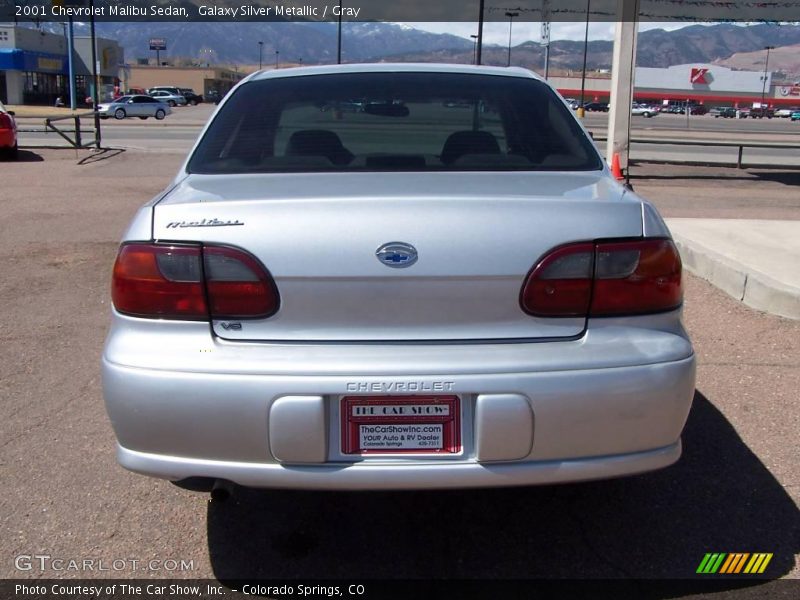 Galaxy Silver Metallic / Gray 2001 Chevrolet Malibu Sedan