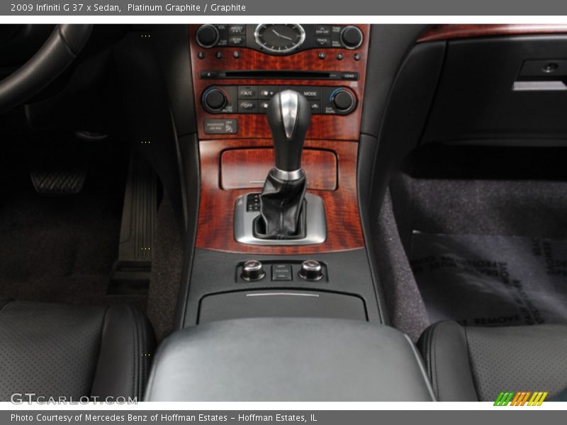 Platinum Graphite / Graphite 2009 Infiniti G 37 x Sedan