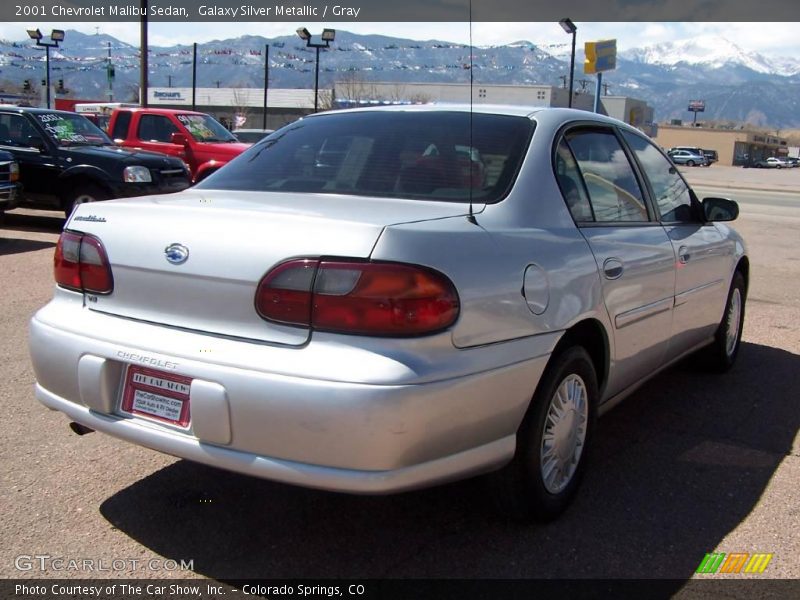 Galaxy Silver Metallic / Gray 2001 Chevrolet Malibu Sedan