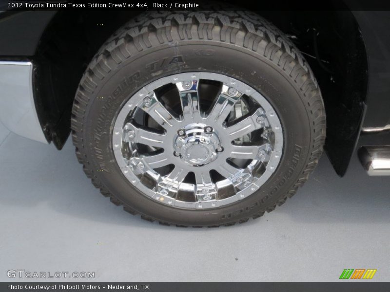 Black / Graphite 2012 Toyota Tundra Texas Edition CrewMax 4x4