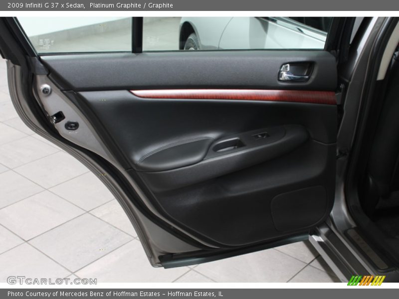 Platinum Graphite / Graphite 2009 Infiniti G 37 x Sedan