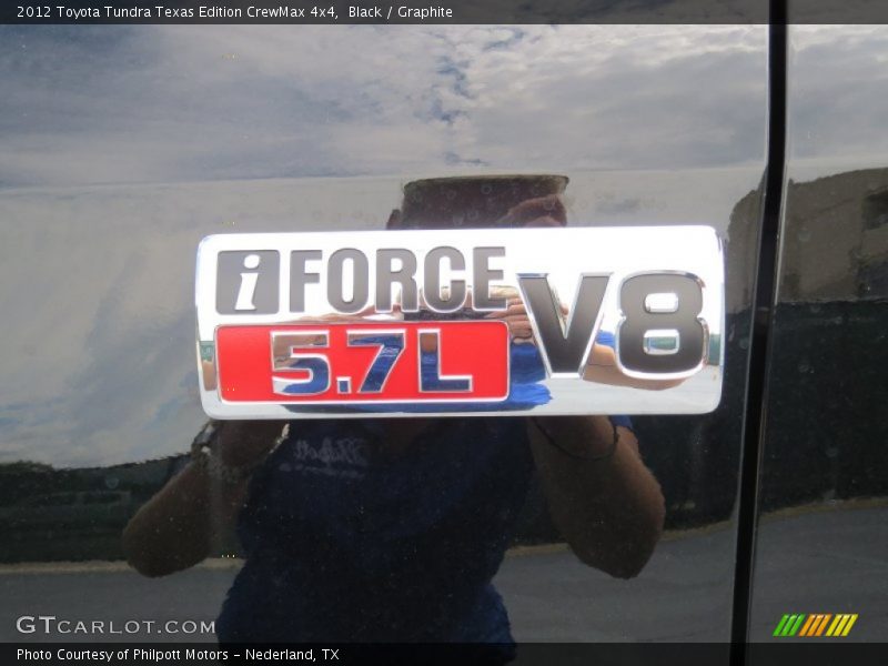 Black / Graphite 2012 Toyota Tundra Texas Edition CrewMax 4x4