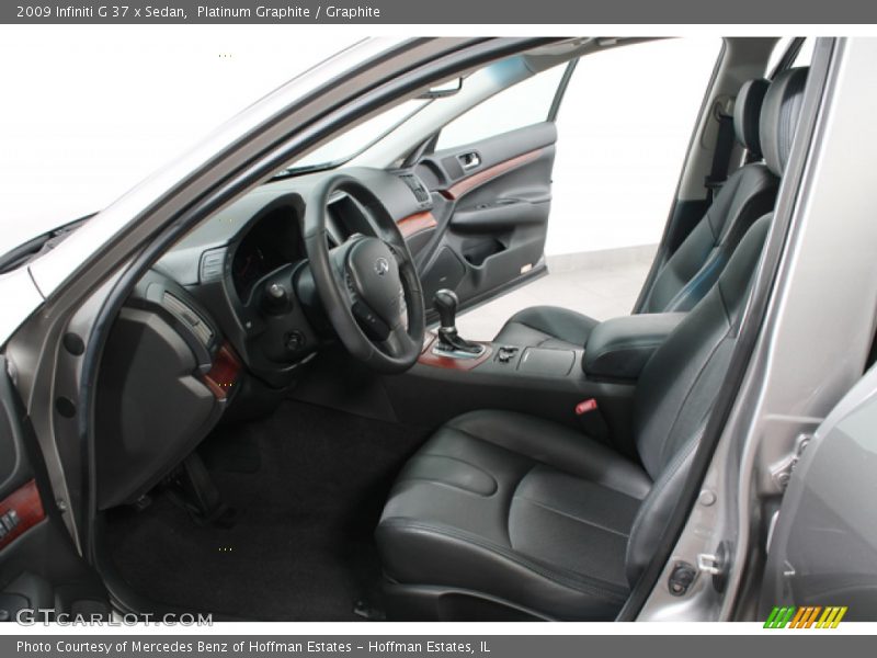 Platinum Graphite / Graphite 2009 Infiniti G 37 x Sedan