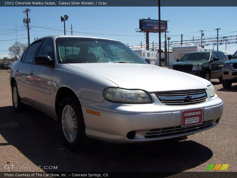 Galaxy Silver Metallic / Gray 2001 Chevrolet Malibu Sedan