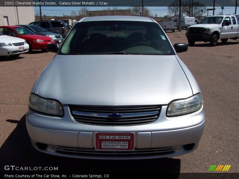 Galaxy Silver Metallic / Gray 2001 Chevrolet Malibu Sedan