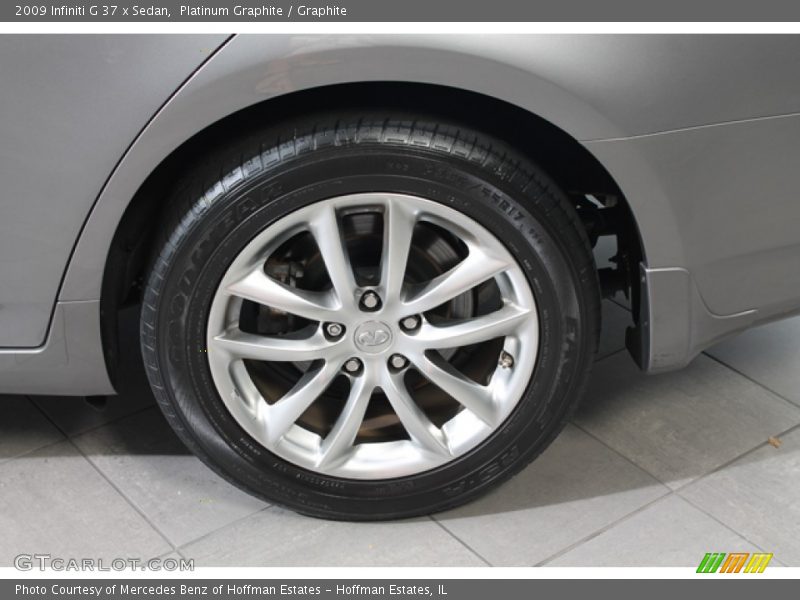 Platinum Graphite / Graphite 2009 Infiniti G 37 x Sedan