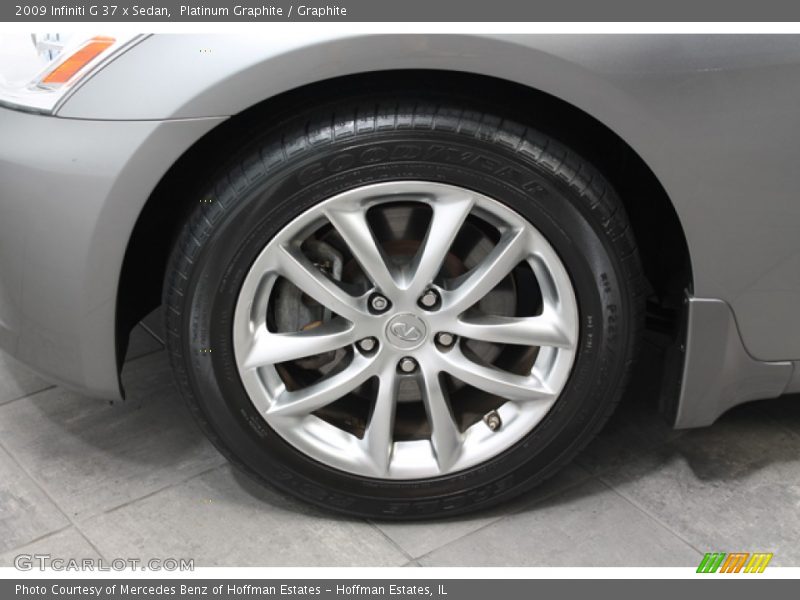 Platinum Graphite / Graphite 2009 Infiniti G 37 x Sedan