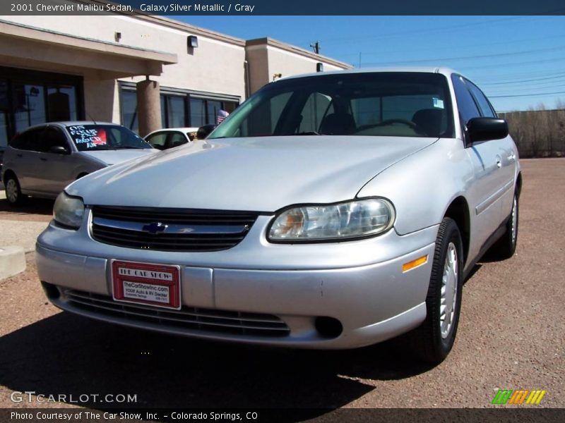 Galaxy Silver Metallic / Gray 2001 Chevrolet Malibu Sedan