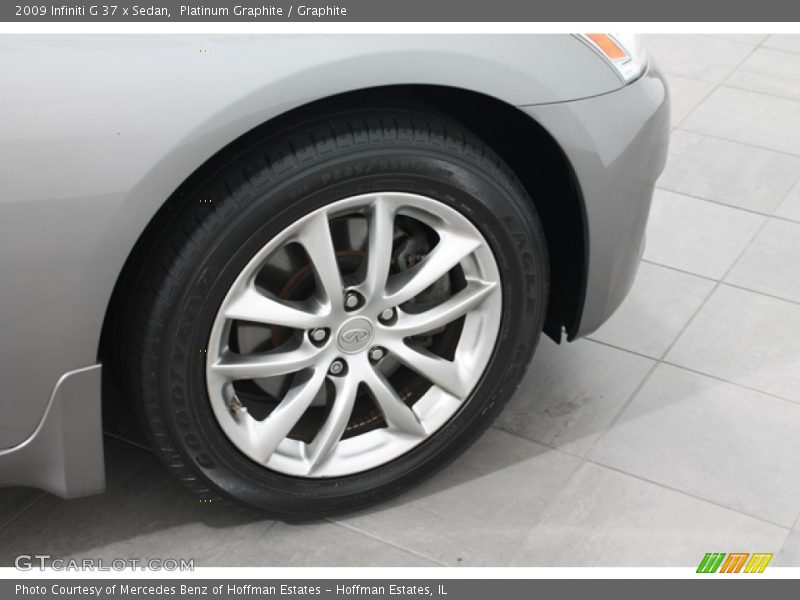 Platinum Graphite / Graphite 2009 Infiniti G 37 x Sedan