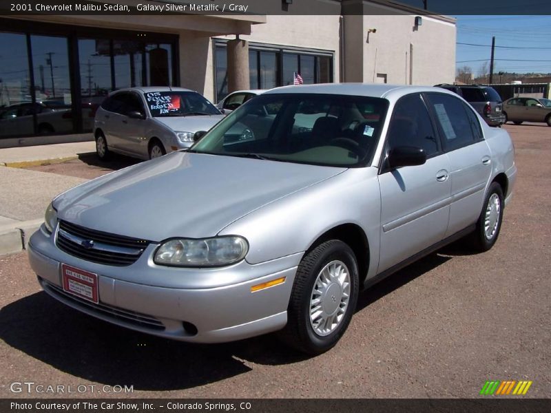 Galaxy Silver Metallic / Gray 2001 Chevrolet Malibu Sedan