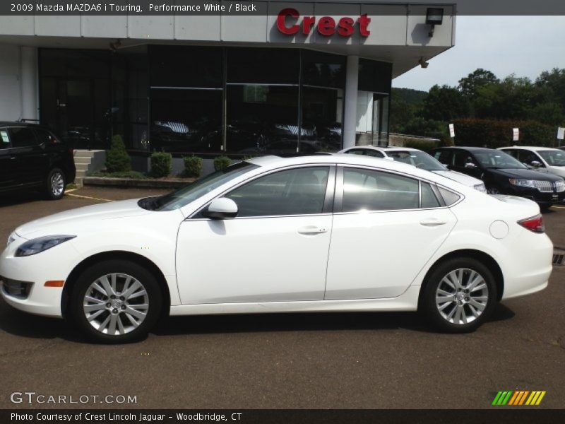 Performance White / Black 2009 Mazda MAZDA6 i Touring
