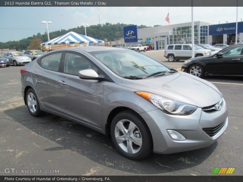 Titanium Gray Metallic / Gray 2013 Hyundai Elantra GLS