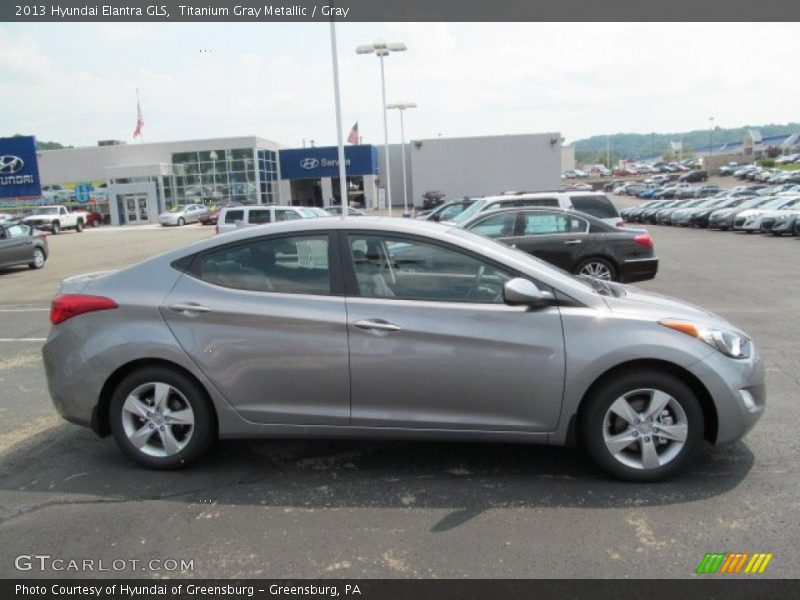 Titanium Gray Metallic / Gray 2013 Hyundai Elantra GLS