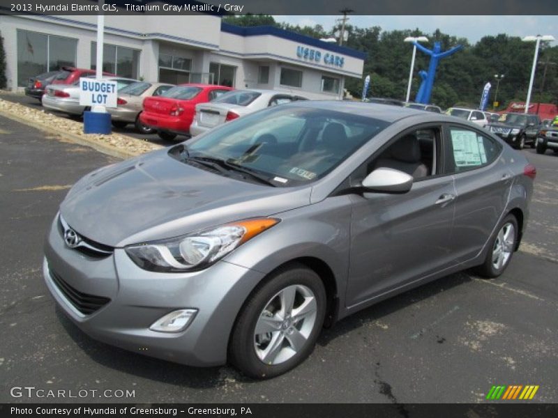 Titanium Gray Metallic / Gray 2013 Hyundai Elantra GLS