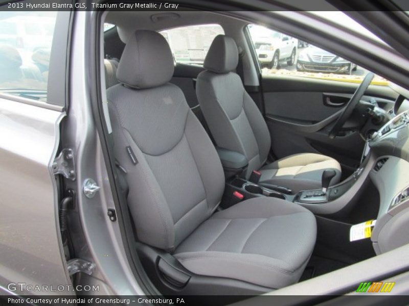 Titanium Gray Metallic / Gray 2013 Hyundai Elantra GLS