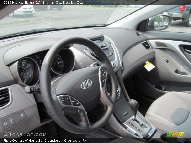 Titanium Gray Metallic / Gray 2013 Hyundai Elantra GLS