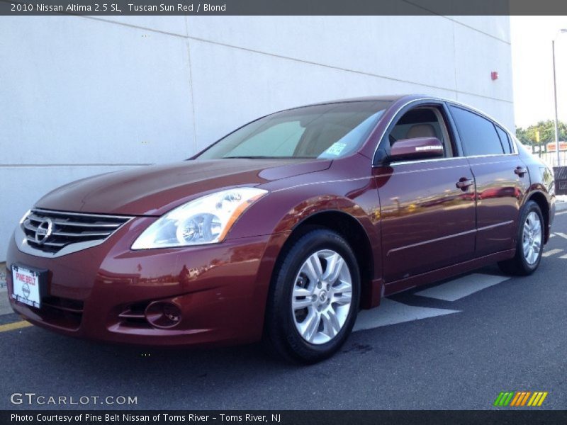 Tuscan Sun Red / Blond 2010 Nissan Altima 2.5 SL
