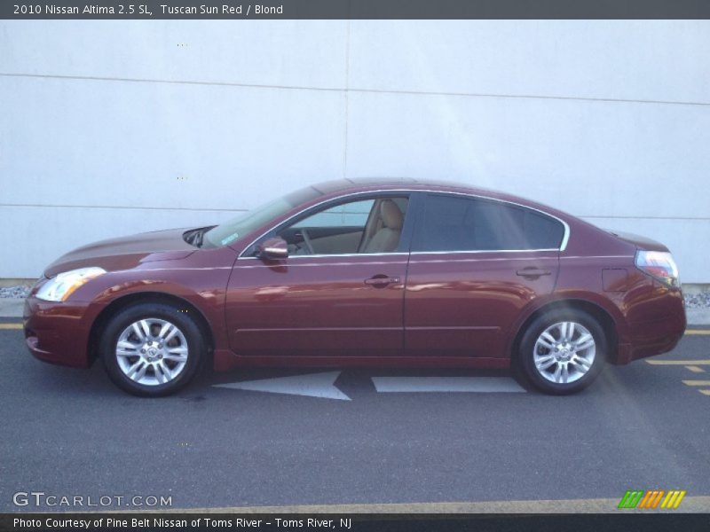 Tuscan Sun Red / Blond 2010 Nissan Altima 2.5 SL