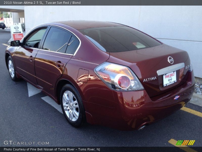 Tuscan Sun Red / Blond 2010 Nissan Altima 2.5 SL