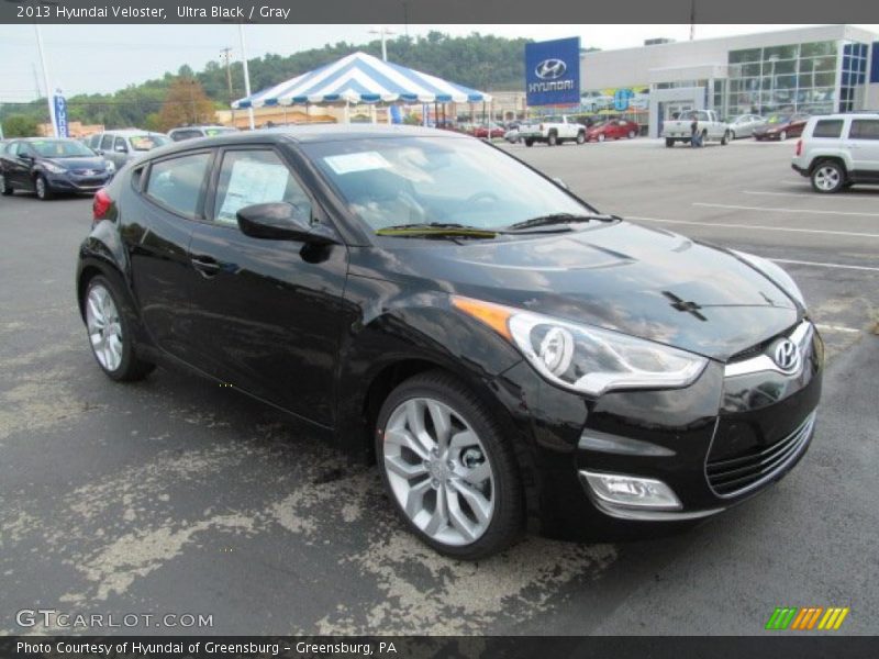 Ultra Black / Gray 2013 Hyundai Veloster