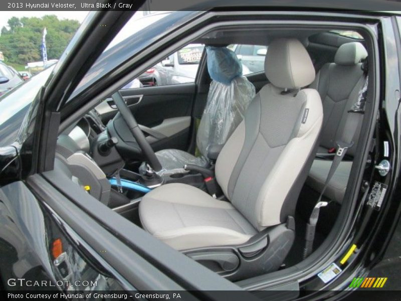 Ultra Black / Gray 2013 Hyundai Veloster