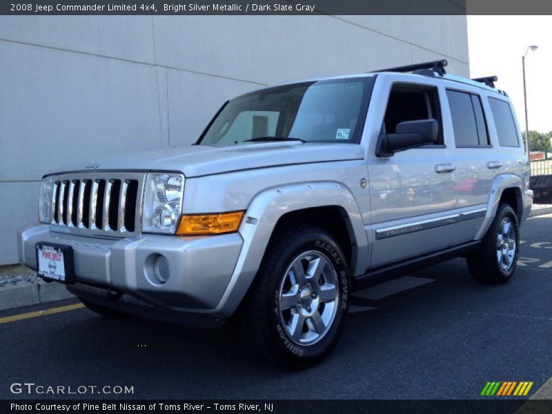Bright Silver Metallic / Dark Slate Gray 2008 Jeep Commander Limited 4x4