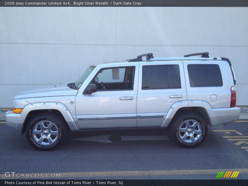 Bright Silver Metallic / Dark Slate Gray 2008 Jeep Commander Limited 4x4
