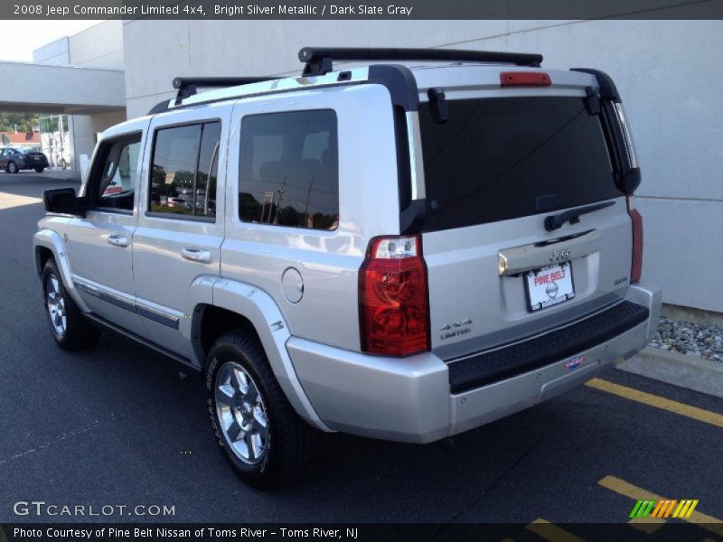 Bright Silver Metallic / Dark Slate Gray 2008 Jeep Commander Limited 4x4