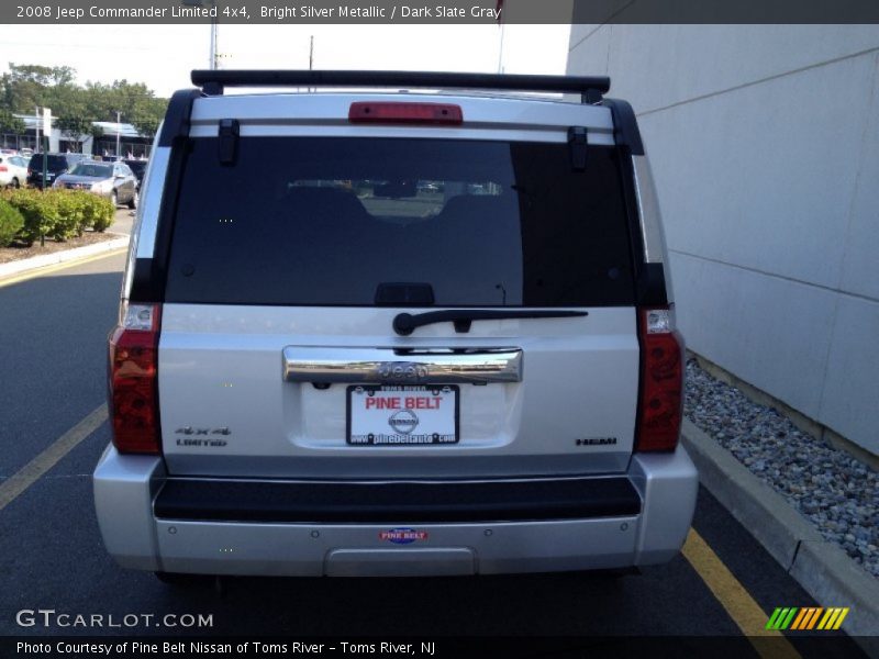 Bright Silver Metallic / Dark Slate Gray 2008 Jeep Commander Limited 4x4