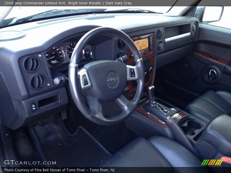 Bright Silver Metallic / Dark Slate Gray 2008 Jeep Commander Limited 4x4