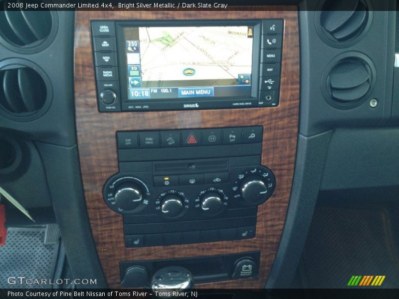 Bright Silver Metallic / Dark Slate Gray 2008 Jeep Commander Limited 4x4