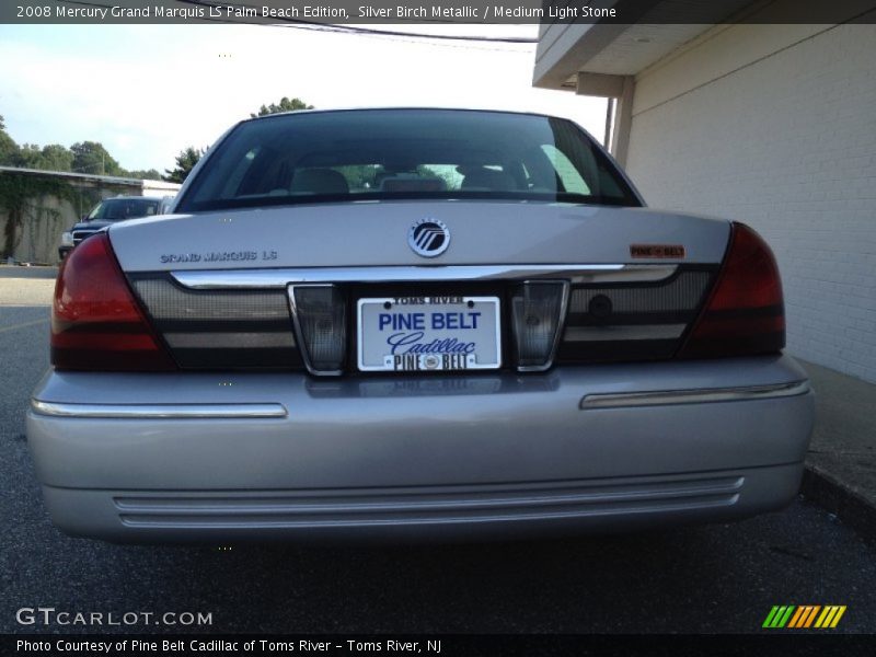 Silver Birch Metallic / Medium Light Stone 2008 Mercury Grand Marquis LS Palm Beach Edition