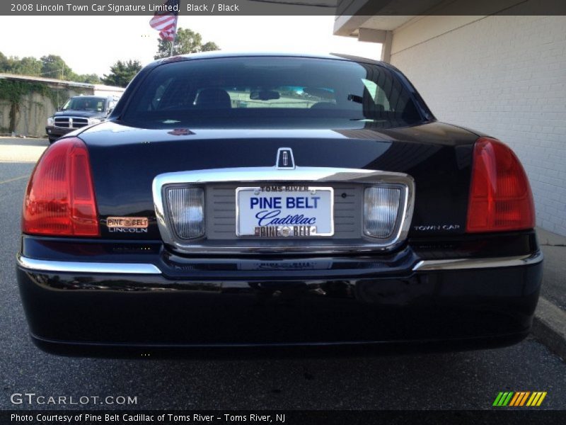 Black / Black 2008 Lincoln Town Car Signature Limited